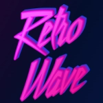 Retrowave 3D文字生成器中的美丽字体和效果
