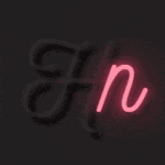创意霓虹CSS字体