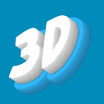 3D字体GIF动画
