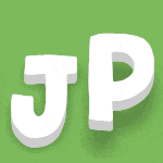 带跳跃动画的3D字体