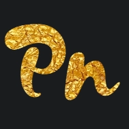 使用Kapelka字体的金色文字