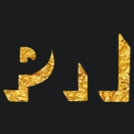 带Shadowlight字体的金色文字