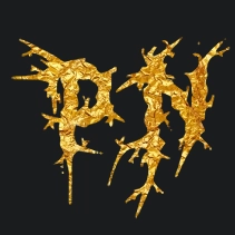 使用realgrinder字体的金色文字